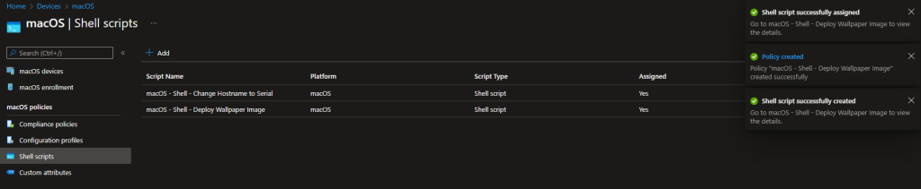 Review and add script
